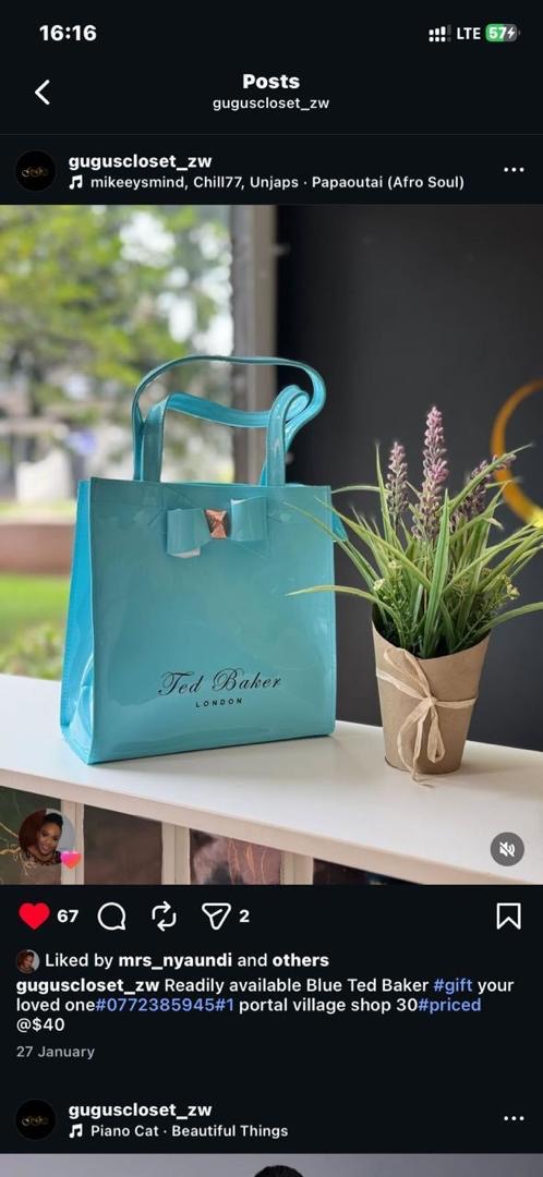 Tiffany Bow Patent Tote