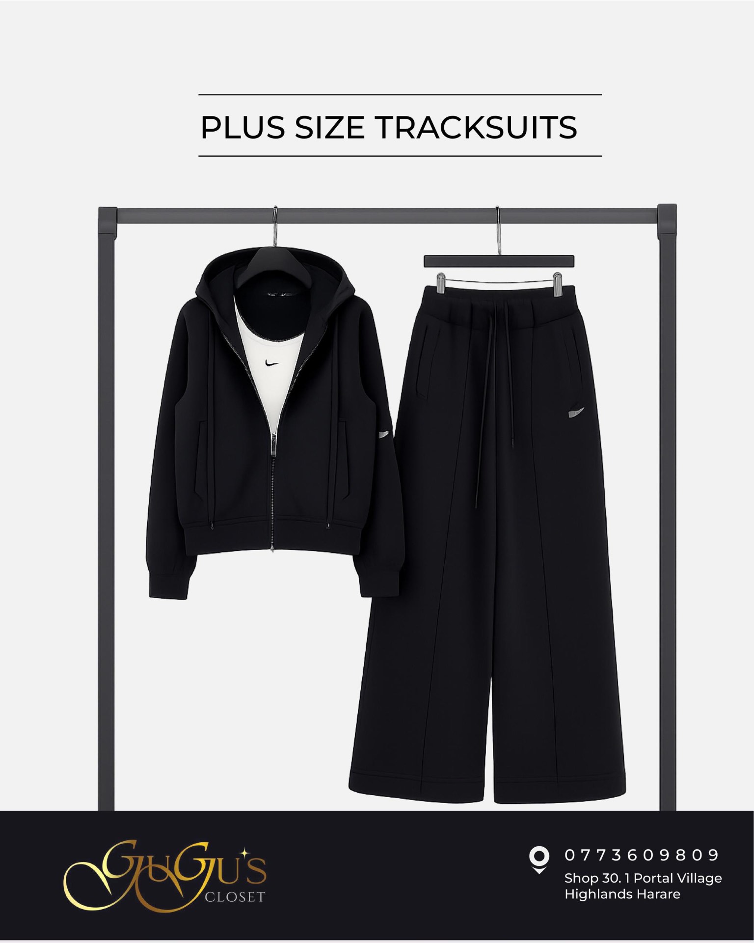 Onyx Plus Size Tracksuit